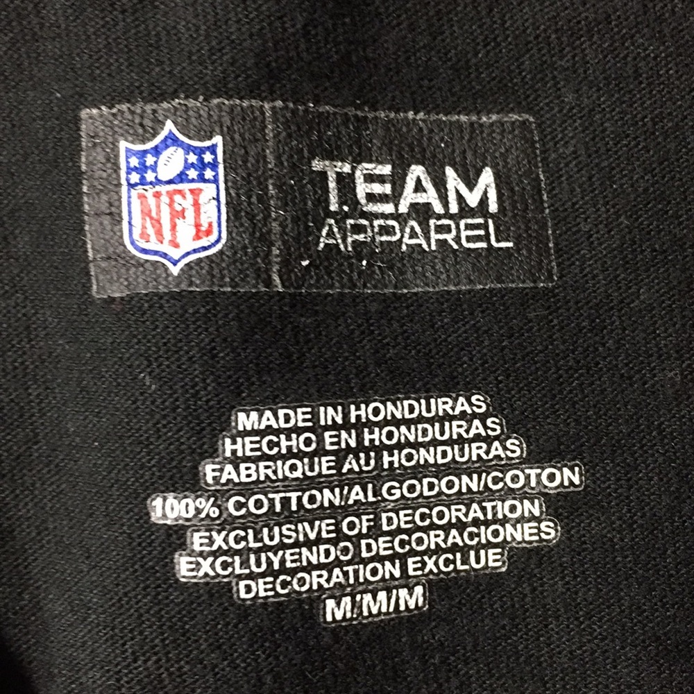 Steelers Tee Shirt Men Size M/M Black Shirt Sleeves - Picture 5 of 6